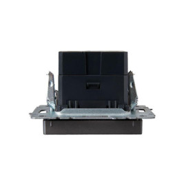 Розетка BRITE USB A+A 3.1А РЮ10-1-БрС механизм сталь IEK BR-U21-D31-K46