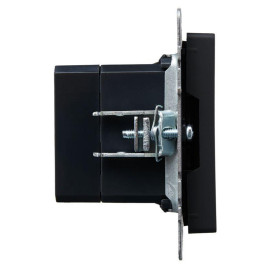 Розетка BRITE USB A+A 3.1А РЮ10-1-БрГ механизм графит IEK BR-U21-D31-K53