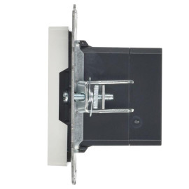 Розетка BRITE USB A+C 18Вт РЮ11-1-БрБ механизм бел. IEK BR-U22-018-K01