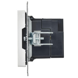 Розетка BRITE РЮ11-1-БрАБ 18Вт USB A+C механизм арктич. бел. IEK BR-U22-018-K91