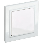 Выключатель 1-кл. СП BRITE ВСР10-1-0-БрБ 10А в сборе бел. IEK BR-V10-0-10-K01-F