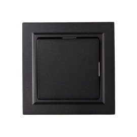 Выключатель 1-кл. СП BRITE ВСР10-1-0-БрЧ 10А в сборе черн. IEK BR-V10-0-10-K02-F