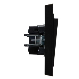 Выключатель 1-кл. СП BRITE ВСР10-1-0-БрЧ 10А в сборе черн. IEK BR-V10-0-10-K02-F