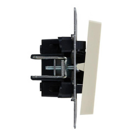 Выключатель 1-кл. СП BRITE ВС10-1-0-БрКр 10А механизм беж. IEK BR-V10-0-10-K10