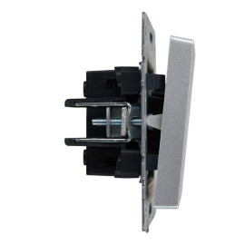 Выключатель 1-кл. СП BRITE ВС10-1-0-БрА 10А механизм алюм. IEK BR-V10-0-10-K47