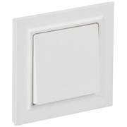 Выключатель 1-кл. СП BRITE ВСР10-1-0-БрАБ 10А в сборе арктич. бел. IEK BR-V10-0-10-K91-F