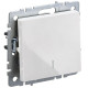 Выключатель 1-кл. СП BRITE ВС10-1-1-БрБ 10А с индик. механизм бел. IEK BR-V10-1-10-K01