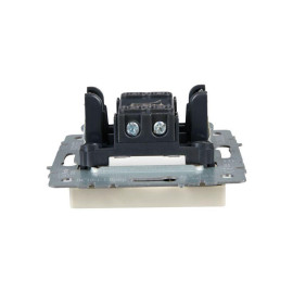 Выключатель 1-кл. СП BRITE ВС10-1-1-БрКр 10А с индик. механизм беж. IEK BR-V10-1-10-K10