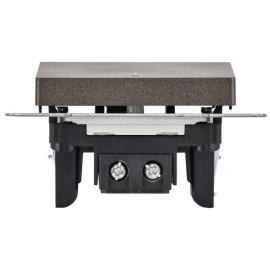 Выключатель 1-кл. СП BRITE ВС10-1-1-БрТБ 10А с индик. механизм бронза IEK BR-V10-1-10-K45