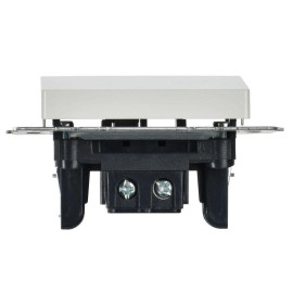 Выключатель проходной 1-кл. СП BRITE ВС10-1-6-БрБ 10А механизм бел. IEK BR-V12-0-10-K01