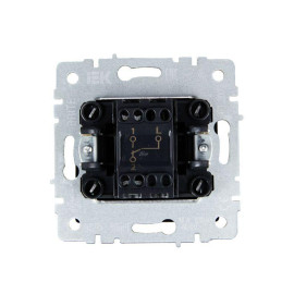 Выключатель проходной 1-кл. СП BRITE ВС10-1-6-БрЧ 10А механизм черн. IEK BR-V12-0-10-K02