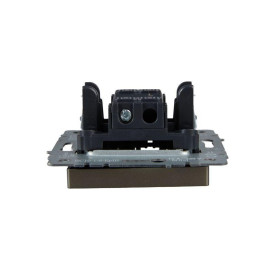 Выключатель проходной 1-кл. СП BRITE ВС10-1-6-БрШ 10А механизм шампань IEK BR-V12-0-10-K37