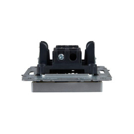 Выключатель проходной 1-кл. СП BRITE ВС10-1-6-БрА 10А механизм алюм. IEK BR-V12-0-10-K47