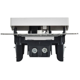 Выключатель проходной 1-кл. СП BRITE ВС10-1-7-БрАБ 10А с индикацией механизм арктич. бел. IEK BR-V12-1-10-K91