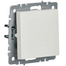 Выключатель перекрестный 1-кл. СП BRITE 10А ВС10-1-3-БрБ механизм бел. IEK BR-V13-0-10-K01