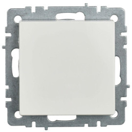 Выключатель 1-кл. СП BRITE ВС10-1-4-БрБ 10А самовозвратн. механизм бел. IEK BR-V14-0-10-K01