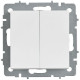 Выключатель 2-кл. СП BRITE ВС10-2-0-БрАБ 10А механизм арктич. бел. IEK BR-V20-0-10-K91