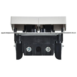 Выключатель 2-кл. СП BRITE ВС10-2-0-БрАБ 10А механизм арктич. бел. IEK BR-V20-0-10-K91