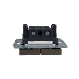 Выключатель 2-кл. СП BRITE ВС10-2-1-БрШ 10А с индик. механизм шампань IEK BR-V20-1-10-K37