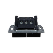 Выключатель проходной 2-кл. СП BRITE ВС10-2-6-БрЧ 10А механизм черн. IEK BR-V22-0-10-K02