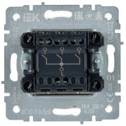 Выключатель 3-кл. СП BRITE ВС10-3-0-БрБ 10А механизм бел. IEK BR-V30-0-10-K01