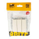 Выключатель 3-кл. СП BRITE ВС10-3-0-БрКр 10А механизм беж. IEK BR-V30-0-10-K10