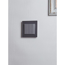 Выключатель 3-кл. СП BRITE ВС10-3-0-БрА 10А механизм алюм. IEK BR-V30-0-10-K47