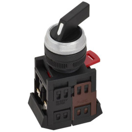 Переключатель АLС-22 2 фикс. полож. I-O 1НО+1НЗ черн. GENERICA BSW10-ALC-2-K02