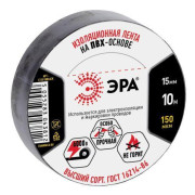 Изолента ПВХ 15ммх10м черн. ЭРА C0036558