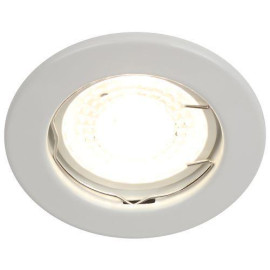 Светильник точечный ST1 WH 50Вт MR16 12В штампован. бел. ЭРА C0043797