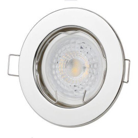 Светильник точечный ST1 CH 50Вт MR16 12В штампован. хром. ЭРА C0043799