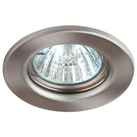 Светильник точечный ST1 SN 50Вт MR16 12В штампован. сатин никель ЭРА C0043800