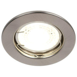 Светильник точечный ST1 SN 50Вт MR16 12В штампован. сатин никель ЭРА C0043800