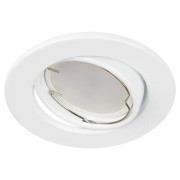 Светильник точечный ST2A WH 50Вт MR16 12В поворотн. штампован. бел. ЭРА C0043805