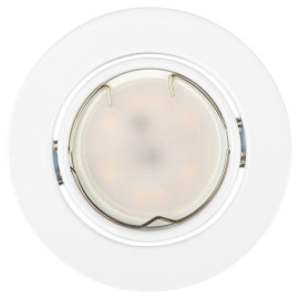 Светильник точечный ST2A WH 50Вт MR16 12В поворотн. штампован. бел. ЭРА C0043805