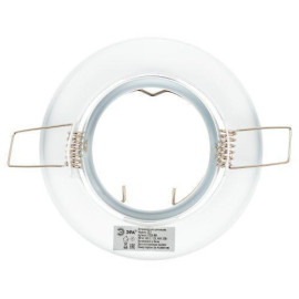 Светильник точечный ST2A WH 50Вт MR16 12В поворотн. штампован. бел. ЭРА C0043805