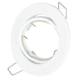 Светильник точечный ST2A WH 50Вт MR16 12В поворотн. штампован. бел. ЭРА C0043805