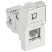 Розетка компьютерная 1-м 1мод. RJ45 кат.5E UTP механизм PRIMER IEK CKK-40D-RI1-K01