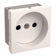 Розетка 1-м 2мод. РКС-20-20-П-К 10А IP20 45х45 без заземл. бел. PRIMER IEK CKK-40D-RSB2-K01-K