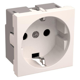 Розетка 1-м 2мод. РКС-20-30-П-К 45х45 с заземл. бел. PRIMER IEK CKK-40D-RSZB2-K01-K