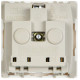 Розетка 1-м 2мод. РКС-20-30-П-К 45х45 с заземл. бел. PRIMER IEK CKK-40D-RSZB2-K01-K
