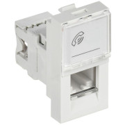 Розетка телефонная 1мод. RJ11 кат.3 механизм PRIMER IEK CKK-40D-RT1-K01