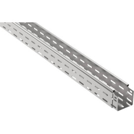 Лоток листовой перфорир. 100х80 L3000 сталь 0.7мм IEK CLP10-080-100-3