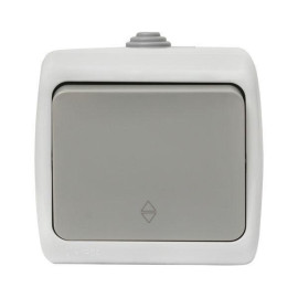 Переключатель проходной 1-кл. ОП Мурманск 10А IP54 сер. EKF EFV10-025-30-54