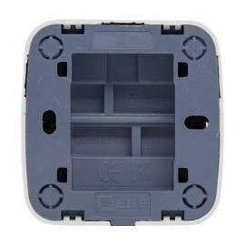 Выключатель 1-кл. ОП Минск 10А IP20 бел. Basic EKF EGV10-021-10