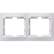 Рамка 2-м Кварта РГ-2-КБ горизонт. бел. GENERICA EMK20-K01-DM