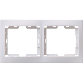Рамка 2-м Кварта РГ-2-КБ горизонт. бел. GENERICA EMK20-K01-DM