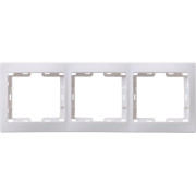 Рамка 3-м Кварта РГ-3-КБ горизонт. бел. GENERICA EMK30-K01-DM