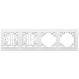 Рамка 4-м Минск горизонтальная бел. Basic EKF ERM-G-304-10