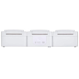 Розетка 3-м ОП Гермес Plus РСб23-3-ГПБб 16А IP54 с заземл. с крышкой бел. IEK ERMP32-K01-16-54-EC